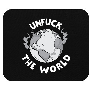 Discover Unfuck The World Save The Elephants Earth Day Mouse Pads