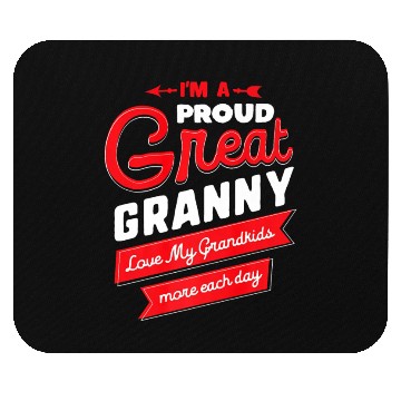 Discover Proud Great Granny Love My Grandkids Grandma Gift Mouse Pads