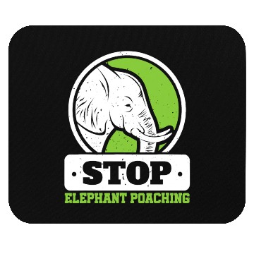 Discover Save The Elephants Stop Elephant Poaching Endanger Mouse Pads