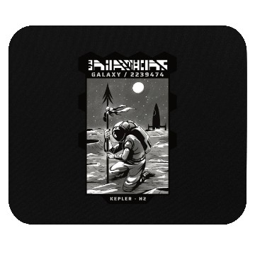 Discover Space astronaut science planets astronomy design Mouse Pads