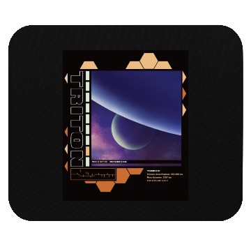 Discover Space astronaut science planets astronomy design Mouse Pads