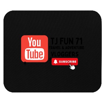 Discover travel vloggers TJ FUN 71 Mouse Pads