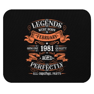 Discover February 1981| February 1981 anniversary 1981 Mouse Pads