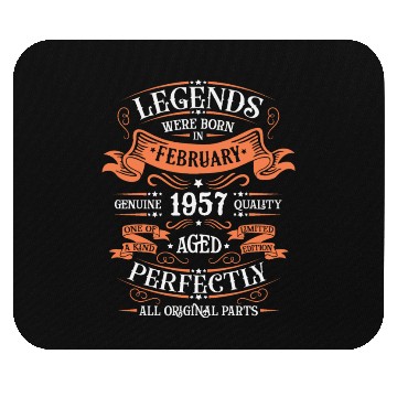 Discover February 1957 | February 1957 anniversary 1957 Mouse Pads