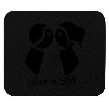 Discover LOVE IS LIFE Mouse Pads