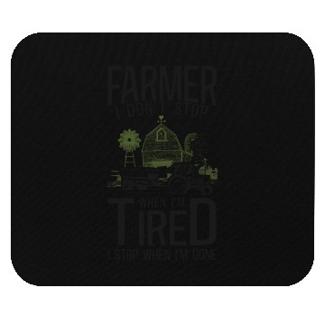 Discover Farming Farmer Tractor Vintage Mouse Pads