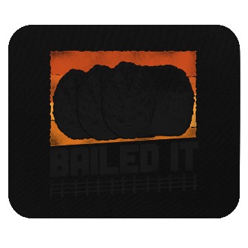 Discover Farming Farmer Hay Bale Pun Mouse Pads