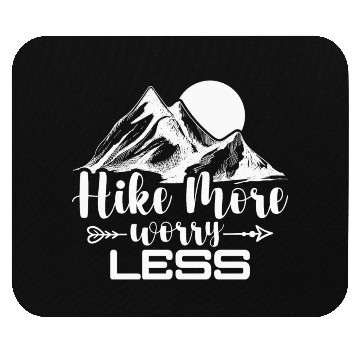 Discover Go Hiking, Mountaineering Hiking Tour Mouse Pads