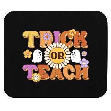 Discover Trick Or Teach Ghost Teacher Halloween Costume Mouse Pads