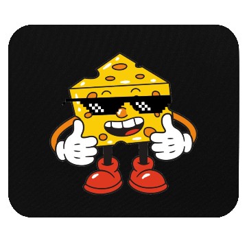 Discover thug life cheese Mouse Pads