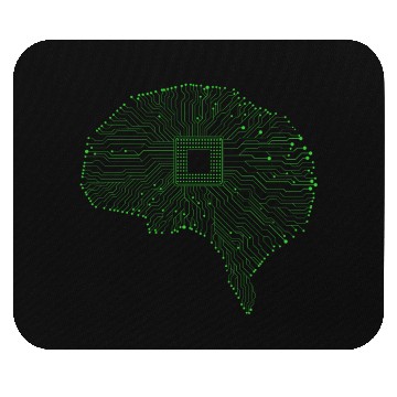 Discover Computer Circuit Board Brain Mouse Pads