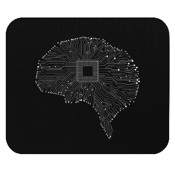 Discover Computer Circuit Board Brain Electrician Engineer Mouse Pads