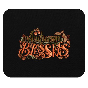 Discover autumn blessings Mouse Pads
