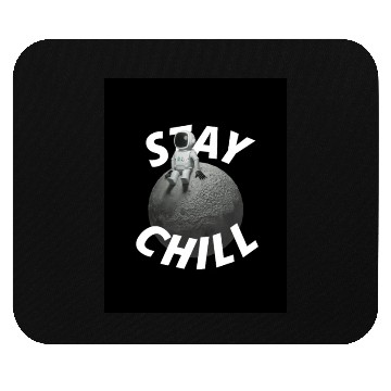 Discover Stay Chill Typography Mouse Pads