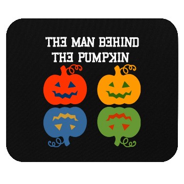 Discover Halloween Pregnancy Man Pumpkin Mouse Pads Funny Part