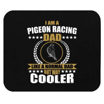Discover Funny Pigeon Racing Dad Mouse Pads