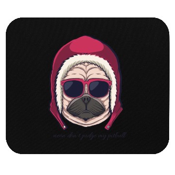 Discover neon don’t judge my pitbull Mouse Pads