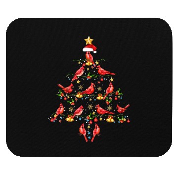 Discover Cardinal Bird Ornament Decoration Christmas Tree Mouse Pads