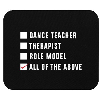 Discover Dance Instructor Choreographer Funny Dance Teacher Mouse Pads