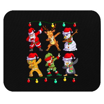 Discover Christmas Dabbing Santa Elf De Friends Xmas Mouse Pads