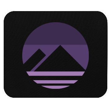 Discover Purple Mountain Aesthetic Nature Grunge Mouse Pads