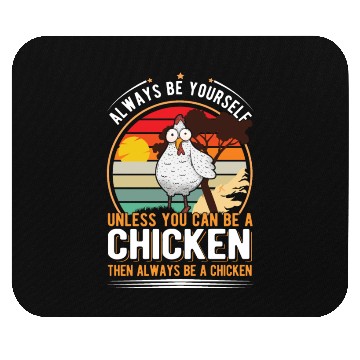 Discover Chickens Gift Farmer Chicken Coop Mouse Pads