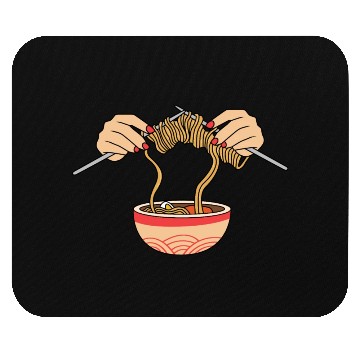Discover Noodle Knitting Japanese Gift Mouse Pads
