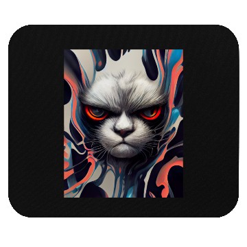 Discover Angry Cat Mouse Pads