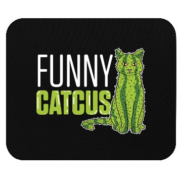 Discover Funny Catcus Cat Mom Gift Mouse Pads