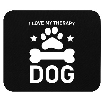 Discover I love my Therapy Dog Mouse Pads