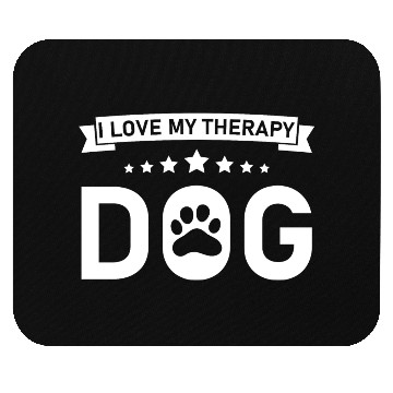 Discover I love my Therapy Dog Mouse Pads