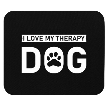 Discover I love my Therapy Dog Mouse Pads