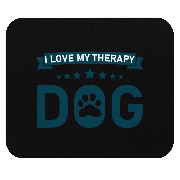 Discover I love my Therapy Dog Mouse Pads