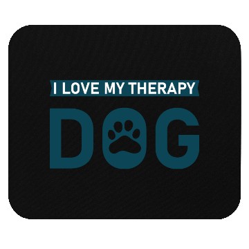 Discover I love my Therapy Dog Mouse Pads