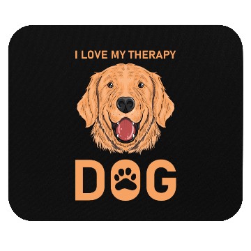 Discover I love my Therapy Dog Mouse Pads