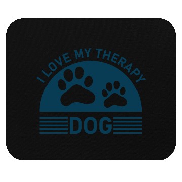 Discover I love my Therapy Dog Mouse Pads