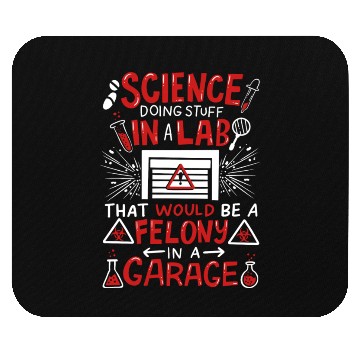 Discover Science Stuff In A Laboratory Chemical Experiment Mouse Pads