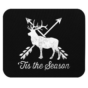 Discover 'Tis The Season Funny Deer Bow Hunting Hunter Gift Mouse Pads