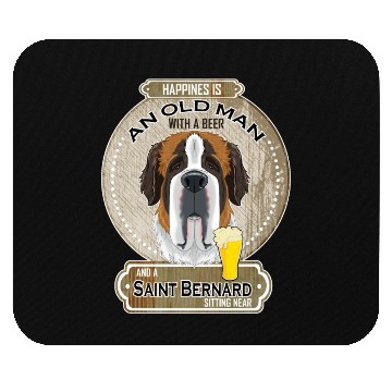 Discover Saint Bernard Dad Beer Lover Mouse Pads