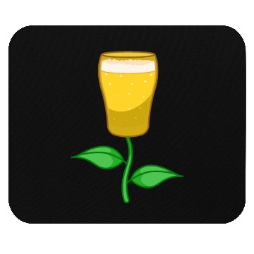 Discover Craft Beer Flower Mouse Pads
