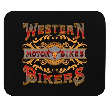 Discover Western Bikers Mouse Pads