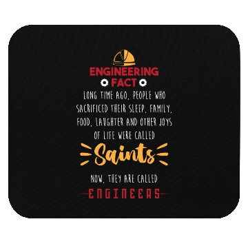 Discover Funny Student Engineer Fact Engineering Humor Mouse Pads