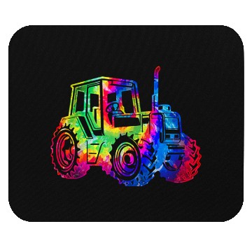 Discover Farming Farmer Tie Dye 80s 90s Mouse Pads