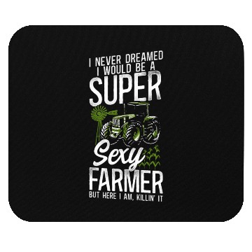 Discover Farming Farmer Tractor Vintage I Mouse Pads