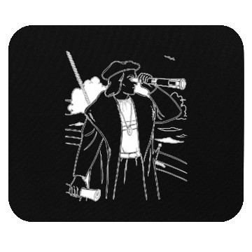 Discover The first italian american Christopher columbus Mouse Pads