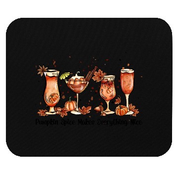 Discover Pumpkin Spice Makes Everything Nice, Pumpkin wine Mouse Pads