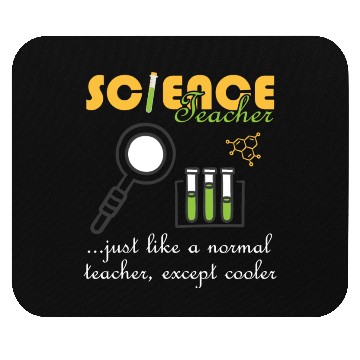Discover Chemistry Physics Biology Funny Science Teacher Mouse Pads