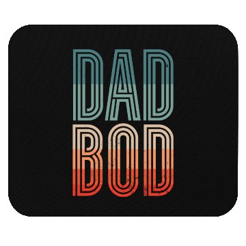 Discover Dad Bod - Funny Chubby Father Prank Surprise Mouse Pads