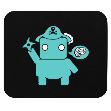 Discover Ninja Pirate Robot Zombie Mouse Pads