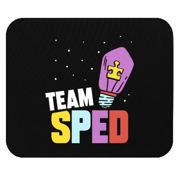 Discover Team Sped Special Education Teacher Awareness Mouse Pads